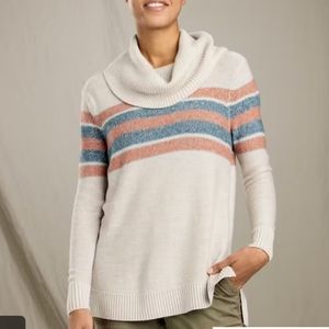 Toad&Co. Cabriolet T-Neck Sweater Oatmeal
